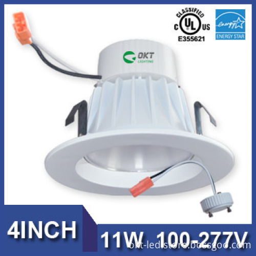 120V input UL dimmable LED retrofit luminaire 4inch ip44 led downlight